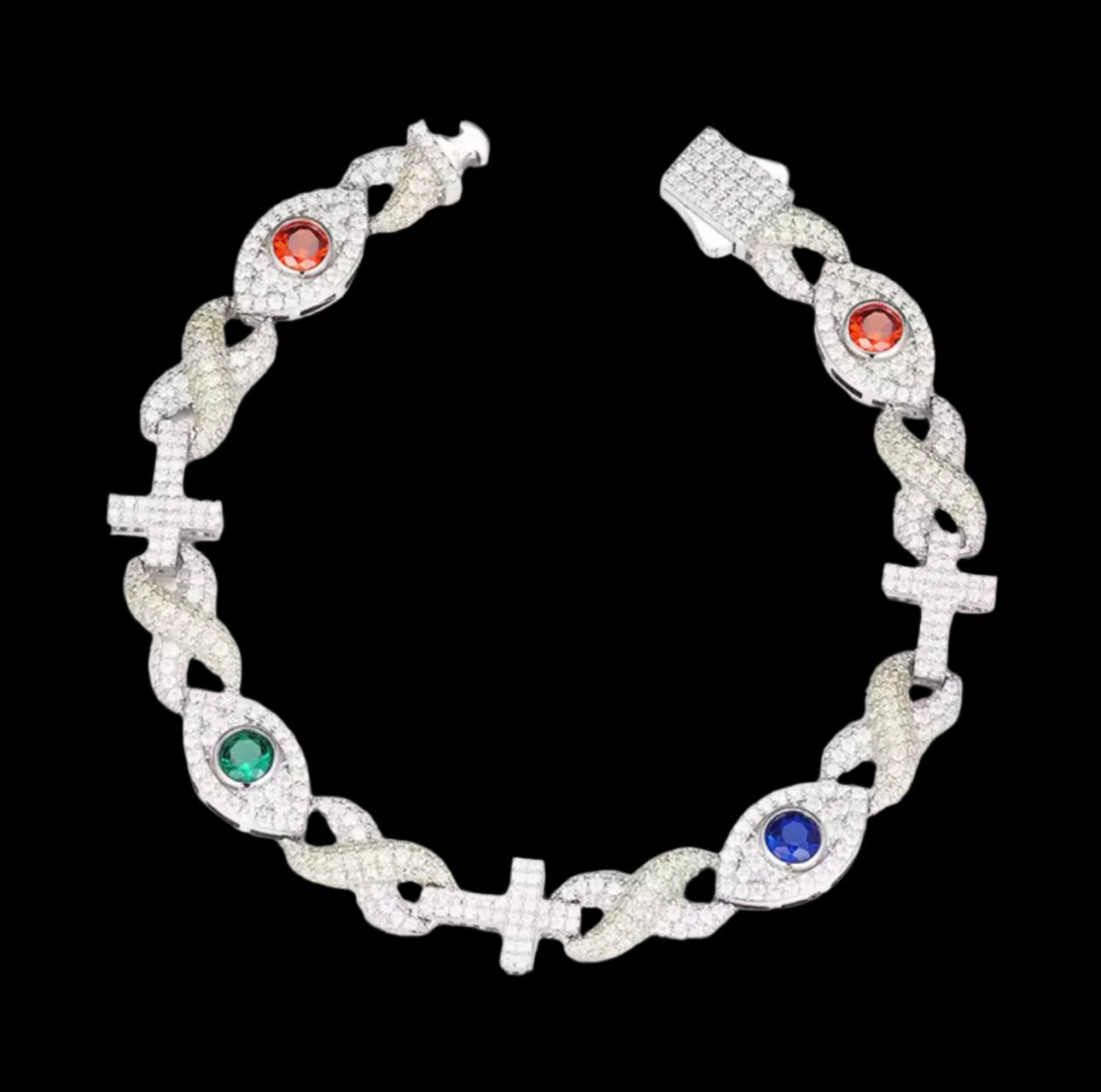 Moissanite 925 silver bracelet