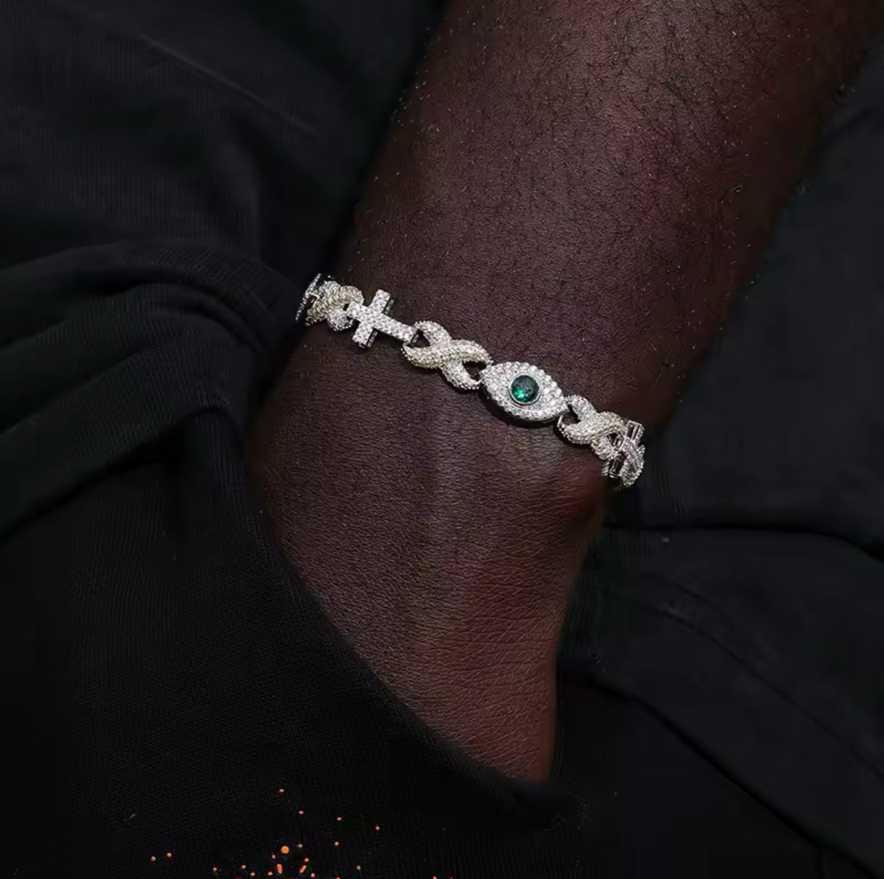 Moissanite 925 silver bracelet